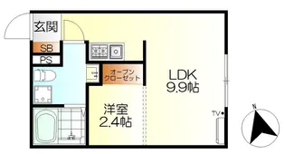 M・テラス吉浦新町【2階】の間取り