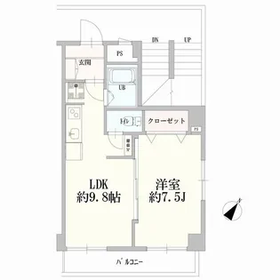 ハイアール富田【3階】の間取り