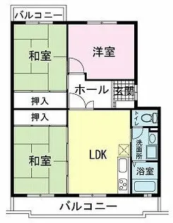 アヴニールドゥモエ【1階】の間取り