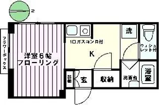 オークハウス757【2階】の間取り