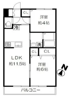 アコール5【2階】の間取り
