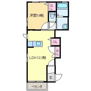 サンアルボーロ【1階】の間取り
