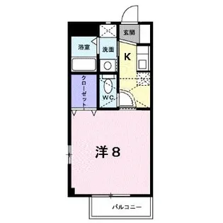 ソレイユ開成 B棟【1階】の間取り