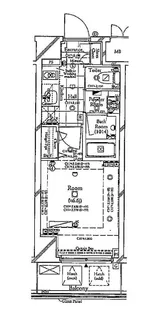 コンシェリア後楽園【6階】の間取り