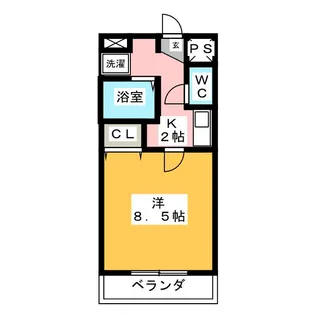 フラワーアイランド江島II【2階】の間取り