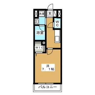 Espoir Myoden【1階】の間取り
