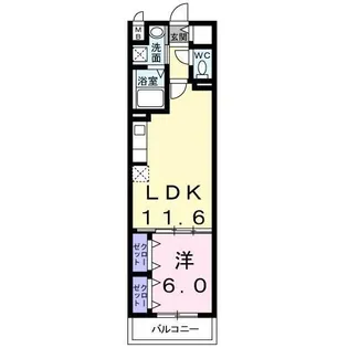 ジェルメヴィラ【3階】の間取り
