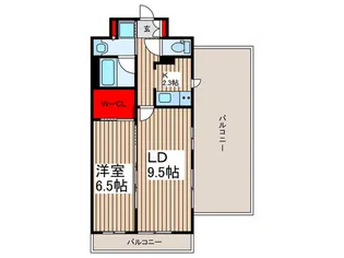ミュージション朝霞台【4階】の間取り