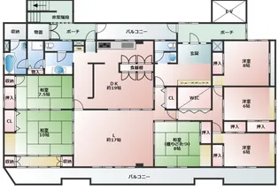 アクティ西明石【5階】の間取り