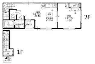 villa fiore【2階】の間取り