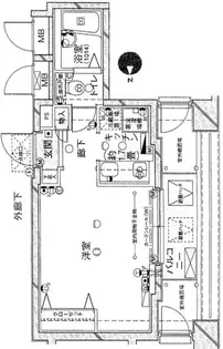 ソリテア四谷荒木町【8階】の間取り