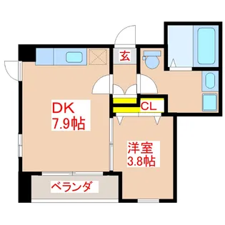 メゾン・ド・ミック【4階】の間取り