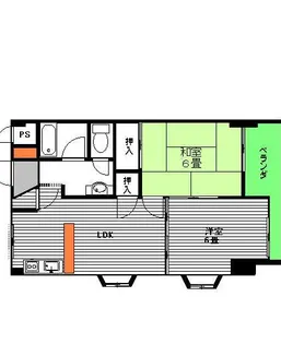カーサ大樹【4階】の間取り