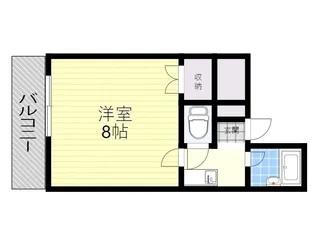 ルネ大在【4階】の間取り