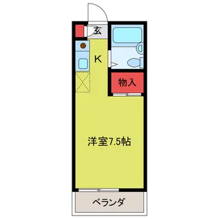 コーポ寿【1階】の間取り