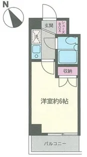 サンステージ淵の辺【6階】の間取り