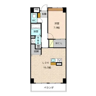 BREEZE BELL【4階】の間取り