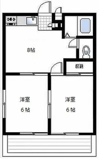 ホワイトアメニティ【3階】の間取り