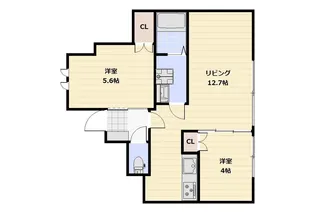 maison ohana【1階】の間取り
