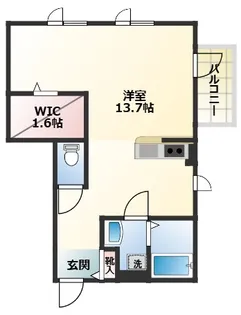 HUSLYCKA 2(ヒュースリッカ)【1階】の間取り