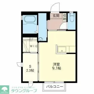 プランドールK【1階】の間取り