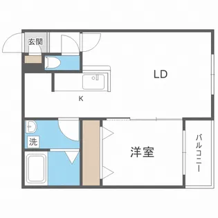 Leia麻生【4階】の間取り