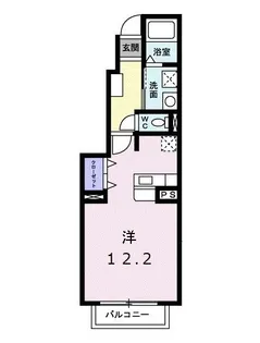 プラシード【1階】の間取り
