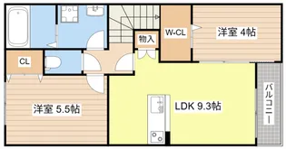 クオーレ【2階】の間取り