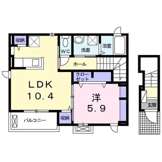 恩・パラダイス【2階】の間取り