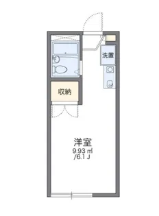 レオパレスアムールII【2階】の間取り