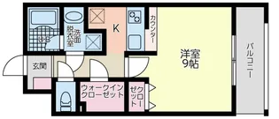 ラフィネ西日暮里【1階】の間取り