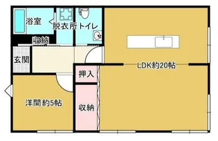 ルグラン曳馬【1階】の間取り