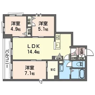 DOLCE【3階】の間取り