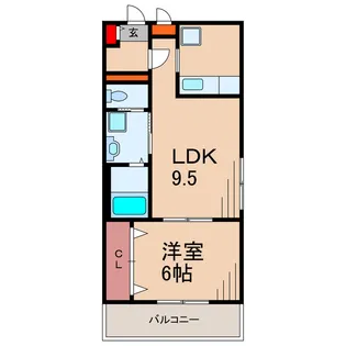 サンフォレスト【2階】の間取り