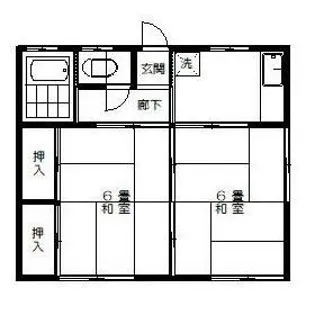 太田荘【2階】の間取り