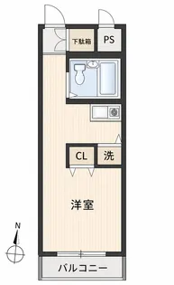 マック南横浜コート【4階】の間取り