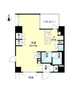 ベルメゾン芝【6階】の間取り