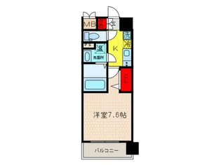 ファーストフィオーレ三宮EAST【5階】の間取り