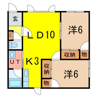 パプチコート【1階】の間取り
