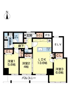 プロシード亀戸2【9階】の間取り