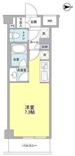 リバーレ蒲田仲六郷【1階】の間取り