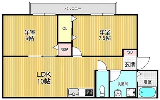 ウィルJ【1階】の間取り