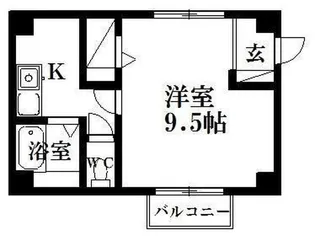 イシイフォーチュン【1階】の間取り