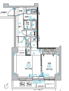 DIPS西新井【2階】の間取り