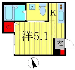 アーバンハウス新松戸【2階】の間取り