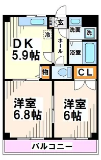 カーサ【3階】の間取り