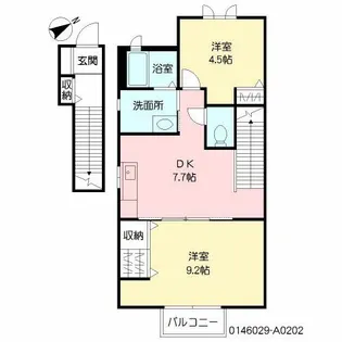 パークサイドM【2階】の間取り