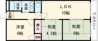 ウィスタリア【3階】の間取り