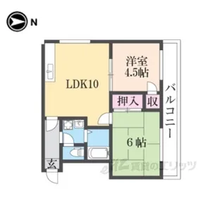 レスターテ2【4階】の間取り