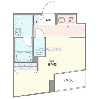 スタイリオ東品川【3階】の間取り